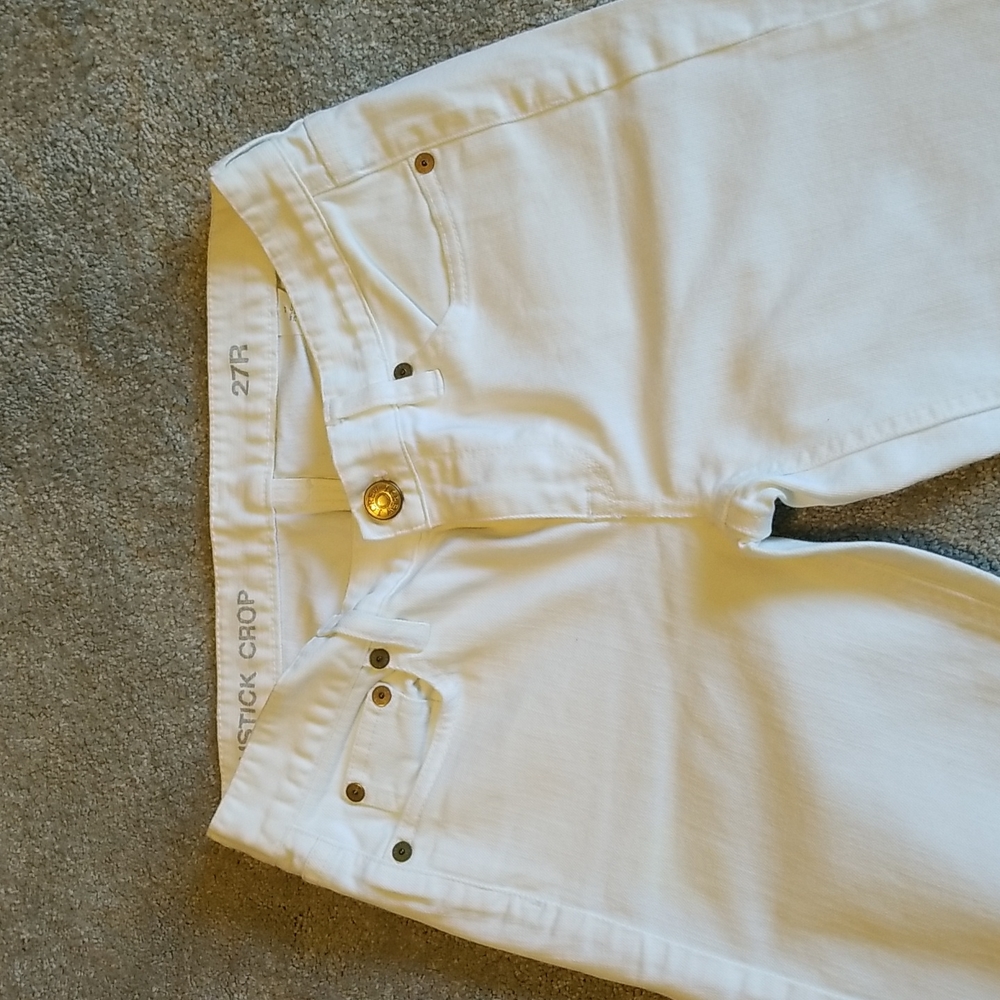 J Crew Matchstick crop jeans